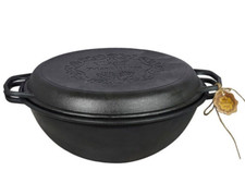 12 L Cast Iron Kazan Cauldron Pilaf Lagman Uzbek Namangan Kazan Казан Чугунный picture