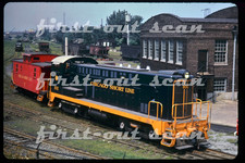 R DUPLICATE SLIDE - Chicago Short Line CSL 102 Baldwin & Caboose picture