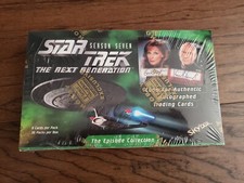 1999 SKYBOX STAR TREK THE NEXT GENERATION SEASON 7 FACTORY SEALED BOX & BINDER picture