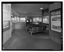 Cedar Pass Visitor Center South Dakota 1960s Exhibit Room Interior Lobby View picture