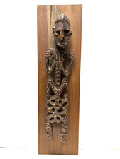 Antique West Papua New Guinea Tribal Asmat Ancestor Wood Sculpture-unique & rare picture