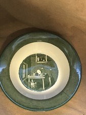 Vintage Collectible - Colonial Homestead by Royal - Vegetable Serving Bowl Green picture