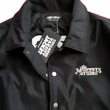 Shaka Wear The Muppets Kermit  Snap-Front Jacket Black Disney Adult Medium picture