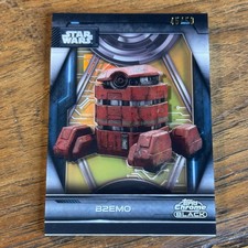 B2EMO 2025 Topps Star Wars Smugglers Outpost GOLD 45/50 Droid Shadowbox #DS-18 picture