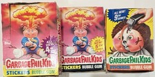 1986 1989 Garbage Pail Kids Series 4 4 5 9 Empty Wax Box LOT of 4 Origina Boxes picture