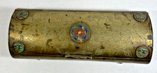 Rare Fine Antique Chinese Brass & Cloisonne Box Circa 1900 picture