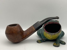 Vintage Brebbia Cellini Bent Bulldog Estate Tobacco Pipe picture