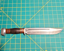 Vintage Remington RH 38 Knife with Sheath Umc USMC WW2 8” RH38  picture