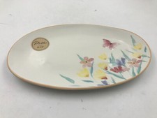 Delilah Jane Ceramic 13x8in Spring Flowers Serving Platter BB02B19030 picture