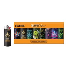 BIC Maxi Pocket Lighters, Special Edition High Standards, 8-Pack picture