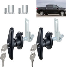 2PCS Truck Cap Locking T-Handle, Camper Shell Accessories, T-Handle Latch with K picture