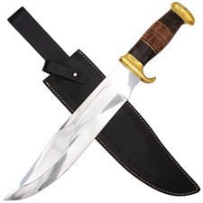 Giant Bowie Knife With Sheath Stainless Steel Outdoor Survival Knife picture