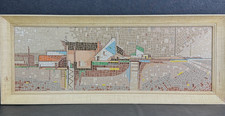 Mid Century ECONOLITE Serigraph Model #1605AH Silk Screened Print MCM BUNNELL picture