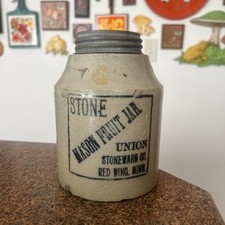 Antique Union Stoneware Co. Red Wing Small 6