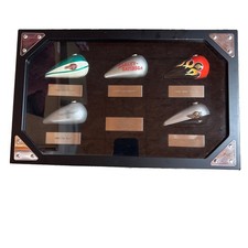 Harley-Davidson Collectible Mini Gas Tank Shadow Box Wall Display Set Replicas picture