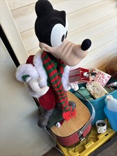 Vintage Walt Disney Telco Goofy Christmas Animatronic Tested Works Plays Music  picture