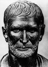 Lucius Junius Brutus So called Capitoline Brutus Bronze Roman artw- Old Photo picture