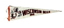 VTG Wisconsin Dells Souvenir Pennant 27