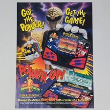 Mighty Morphin Power Rangers Tiger Barcodzz The Power Print Ad/Poster picture