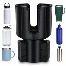Car Cup Holder Expander Adjustable Fits Yeti Hydro Flask 16-40oz Large Bottles picture