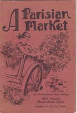 1952 Penn State 39th Annual Horticulture Show Booklet picture
