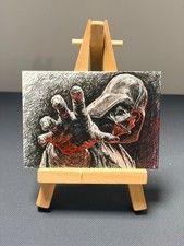 Hand-drawn INFINITY Stuido STAR WARS Original Sketch Cards 1/1 Darth Vader #69 picture