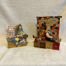 Vtg 1996 San Francisco Music Box Company Friends Forever Old Quilts Lot Works picture