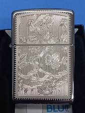 Zippo Flowers High Polish Chrome 24521 picture