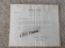 1949 MARSHALL UNIVERSITY THUNDERING HERD STATIONARY - FOOTBALL SPORTS BANQUET picture