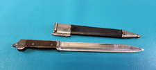 Danish Model 1889 Krag Jorgensen Rifle Bayonet Knife + Scabbard Denmark TR154 picture