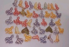 Vintage 42pc Cracker Jack Prize Lot - 1940s-50s Western Gumball Charms - Horse+ picture