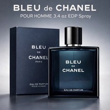 BLEU de CHANEL POUR HOMME 3.4 oz EDP Spray New Sealed -  picture