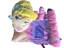 Disney Princess 3D Snugglers Cinderella Pillow Cover Case Castle Insert kids picture