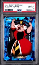 Queen of Hearts - 2024 Topps Chrome Sapphire Edition Disney #21 picture