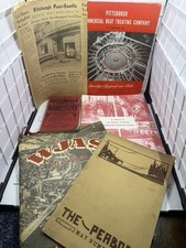 Vintage Pittsburgh PA History Ephemera Lot 1930s-1980s WJAS Radio Bureau Mines picture