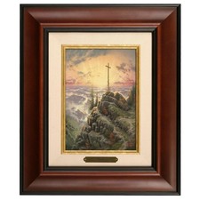Thomas Kinkade Sunrise Brushwork Gallery Wrapped Canvas Art | Framed Room Wal... picture