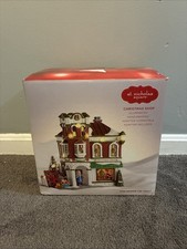 NEW St Nicholas Square Village Christmas Shop Illuminated picture