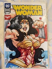 Wonder Woman #58 sketch cover by Johnny Segura III 1/1 picture