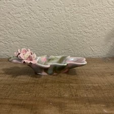 VTG ROZART  ROSES Ceramic Dish Mini picture