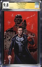 Fame: Charlie Cox - Jonathan Uribe Signed Bullet Hole Mini Remarque CGC SS 9.8 picture