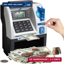 BKstar Kids ATM Piggy Bank with Debit Card & PIN - Electronic Money Bank with Di picture