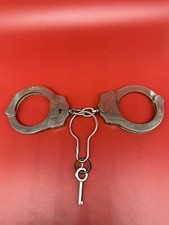 Vintage Police Detective Alcyon Handcuffs Spain with Key picture