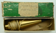 K&E SOLID Brass Surveyor Plumb Bob w/ Steel Tip 16 oz  Keuffel & Esser 830000 picture