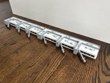 1:400 scale model airport terminal double length, 6 gates- fits wide and narrow picture