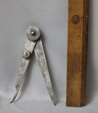 Fine Vintage 5-3/4 L. S. Starrett Hermaphrodite Firm Joint Caliper Inv#RE22 picture