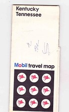 VINTAGE MAP------1969--------- MOBIL KENTUCKY/TENNESSEE picture