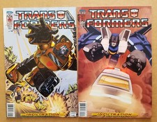 TRANSFORMERS INFILTRATION # 1,  2  UNREAD NM IDW 2006 CVR B LOT SET picture