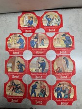 11 Vintage Hopalong Cassidy's Favorite Brand Bond Bread Labels Series 1950s picture