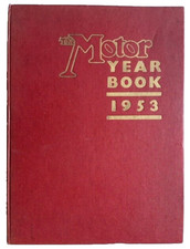 The MOTOR YEAR BOOK 1953 Pomeroy & Walkerley CARS PERFORMANCE PHOTOGRAPHS RACING picture