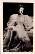 Ida Lupino Vintage Photo Postcard Signed Actress Hollywood Glamour RPPC picture